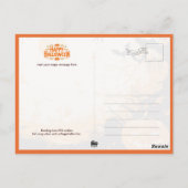 Jack O' Lanterns and Ghosts in Halloween Forest Briefkaart (Achterkant)