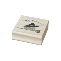 Jack-o-Lanturn Wood Art Stamp