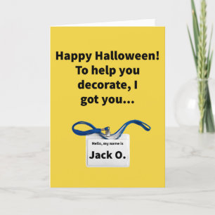 Jack O. Lanyard - Halloween Kaart