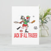 Jack of all trades kaart (Staand voorkant)