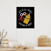 Jack of All Trades Mosterd van Niemand Donker BG Poster (Keuken)
