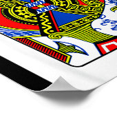 Jack Of Hearts Playing Card Valentine Costume  Poster (Hoek)