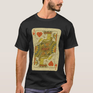 Jack of Hearts-speelkaart T-shirt