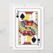 Jack Of Spades Invitations (Devant)
