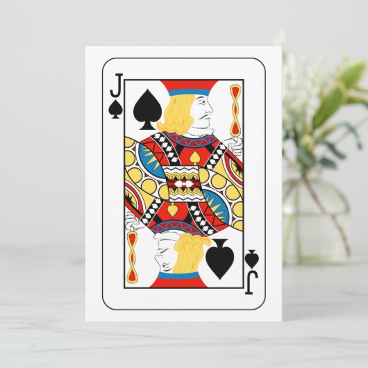 Jack Of Spades Invitations (Debout devant)