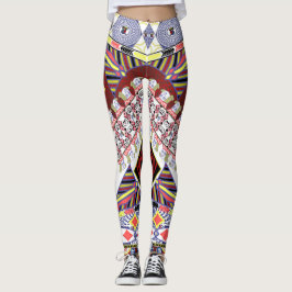 Jack of Spades King Queen-spelkaarten Abstract Leggings