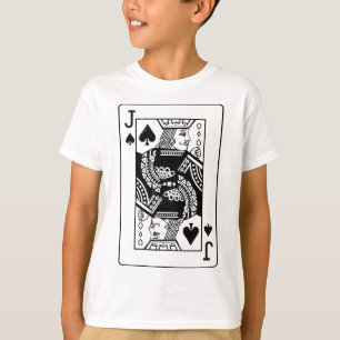 Jack of the Spades kostuumkleding Halloween Deck T-shirt