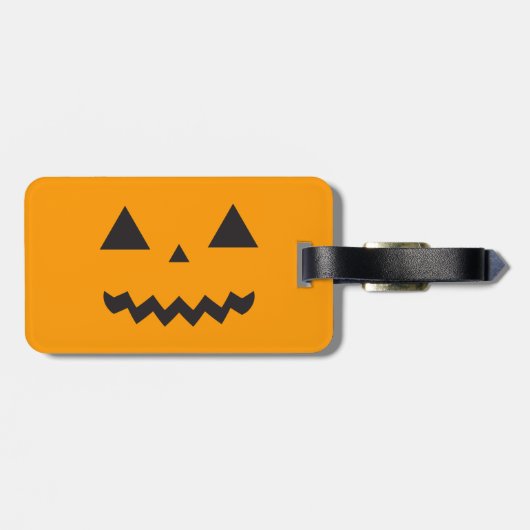 Jack O'Lantern Bagagelabel (Achterkant horizontaal)