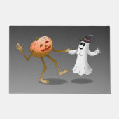 Jack O'lantern die danst met de geest Deurmat (Voorkant)