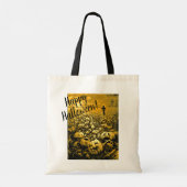 Jack O'Lantern Graveyard Tote Bag (Achterkant)