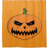 Jack O'Lantern - Halloween Douchegordijn (Voorkant)