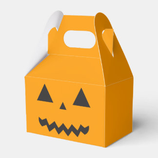 Jack O'Lantern Halloween Favor Box Bedankdoosjes