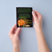 Jack O'Lantern Halloween Party Invitation Flyer (Hand)