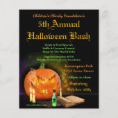 Jack O'Lantern Halloween Party Invitation Flyer (Achterkant)
