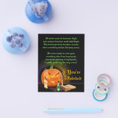 Jack O'Lantern Halloween Party Invitation Flyer (Enkel)