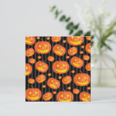 Jack O'Lantern. Kaart (Staand voorkant)