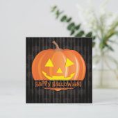 Jack O'Lantern. Kaart (Staand voorkant)