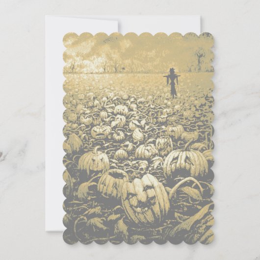 Jack O'Lantern Kerkhof Kaart (Achterkant)