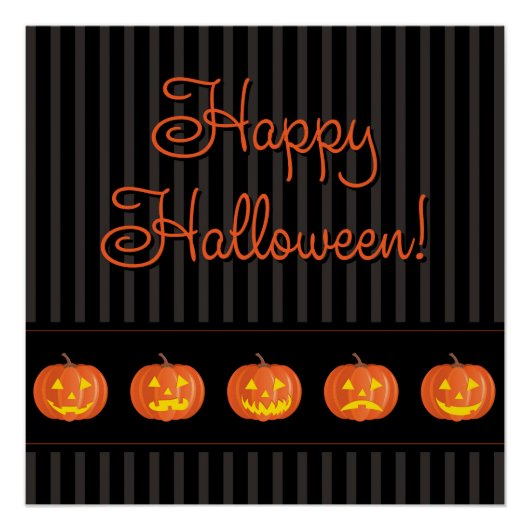 Jack O'Lantern. Perfect Poster (Voorkant)