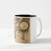  Jack o'Lantern praat Tweekleurige Koffiemok (Voorkant rechts)