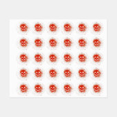 Jack O'lantern Pumpkin heeft gekropen Labels (Vel)