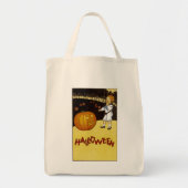 Jack o'Lantern Pumpkin Patch Halloween Tote Bag (Voorkant)