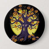 Jack O'Lantern Ronde Button 4,0 Cm (Voorkant)