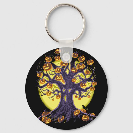 Jack O'Lantern Sleutelhanger (Voorkant)