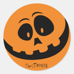 Jack O'lantern Smile Thunder_Cove Ronde Sticker