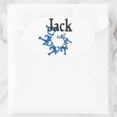 Jack Ovale Sticker (Tas)