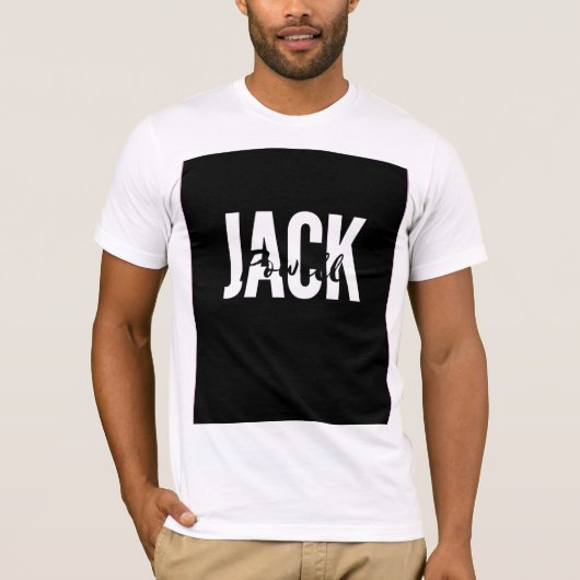 Jack Powell T-shirt op maat (Voorkant)