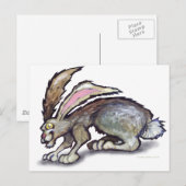 Jack Rabbit Briefkaart (Voorkant / Achterkant)