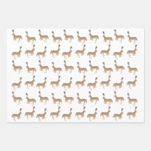 Jack Rabbits Wrapping Paper Sheets