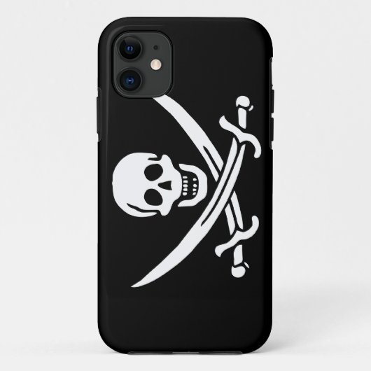 Jack Rackham; Jolly Roger Flag; Pirate Case-Mate iPhone Case (Achterkant)