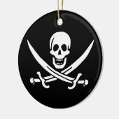 Jack Rackham Pirate Flag Keramisch Ornament (Links)