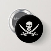 Jack Rackham Pirate Ronde Button 5,7 Cm (Voorkant /achterkant)