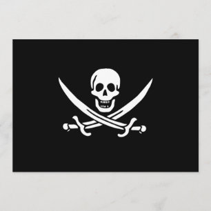 Jack Rackham uitnodigcards Kaart