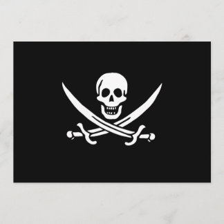 Jack Rackham uitnodigcards Kaart