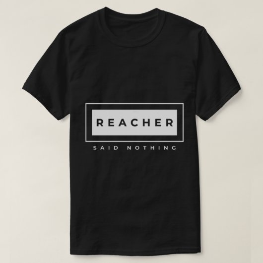 Jack Reacher (3) T-shirt (Design voorkant)