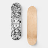 JACK RONIN APEX GIRL BLACK Skateboard Deck (Recto)