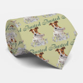 Jack Russel Busted Stropdas (Opgerold)