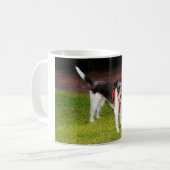 jack russel doodsbang koffiemok (Voorkant links)