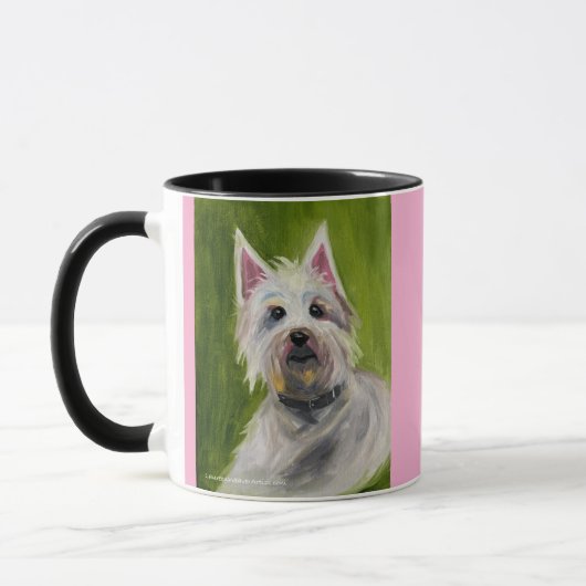Jack Russel | Mug à deux tons, 15 oz (Gauche)