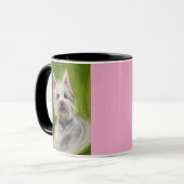 Jack Russel | Mug à deux tons, 15 oz (Devant gauche)