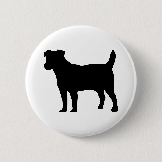 Jack russel ronde button 5,7 cm (Voorkant)
