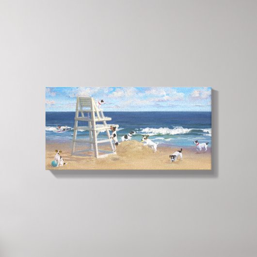 Jack Russel staarten canvas print #2 (Voorkant)