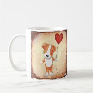 Jack Russel Terrier Cute Dog Puppy Love Pet Lover Koffiemok