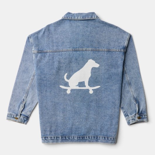 JACK RUSSEL TERRIER DENIM JACKET (Achterkant)