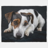 JACK RUSSEL TERRIER FLEECE DEKEN (Voorkant (Horizontaal))