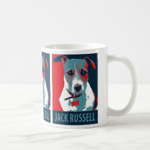Jack Russel Terrier Political Hope Parody Koffiemok